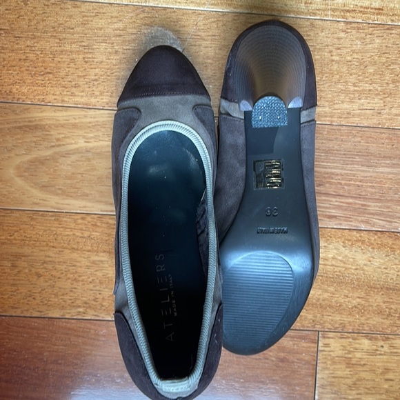 Ateliers high heel suede shoe. Size 36.in like new condition - Picture 6 of 7